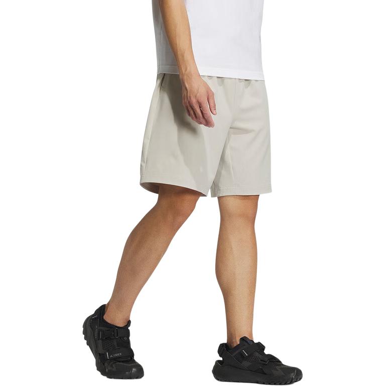 adidas Terrex AEROREADY Logo Shorts Asia Sizing 'Light Grey' IS0286