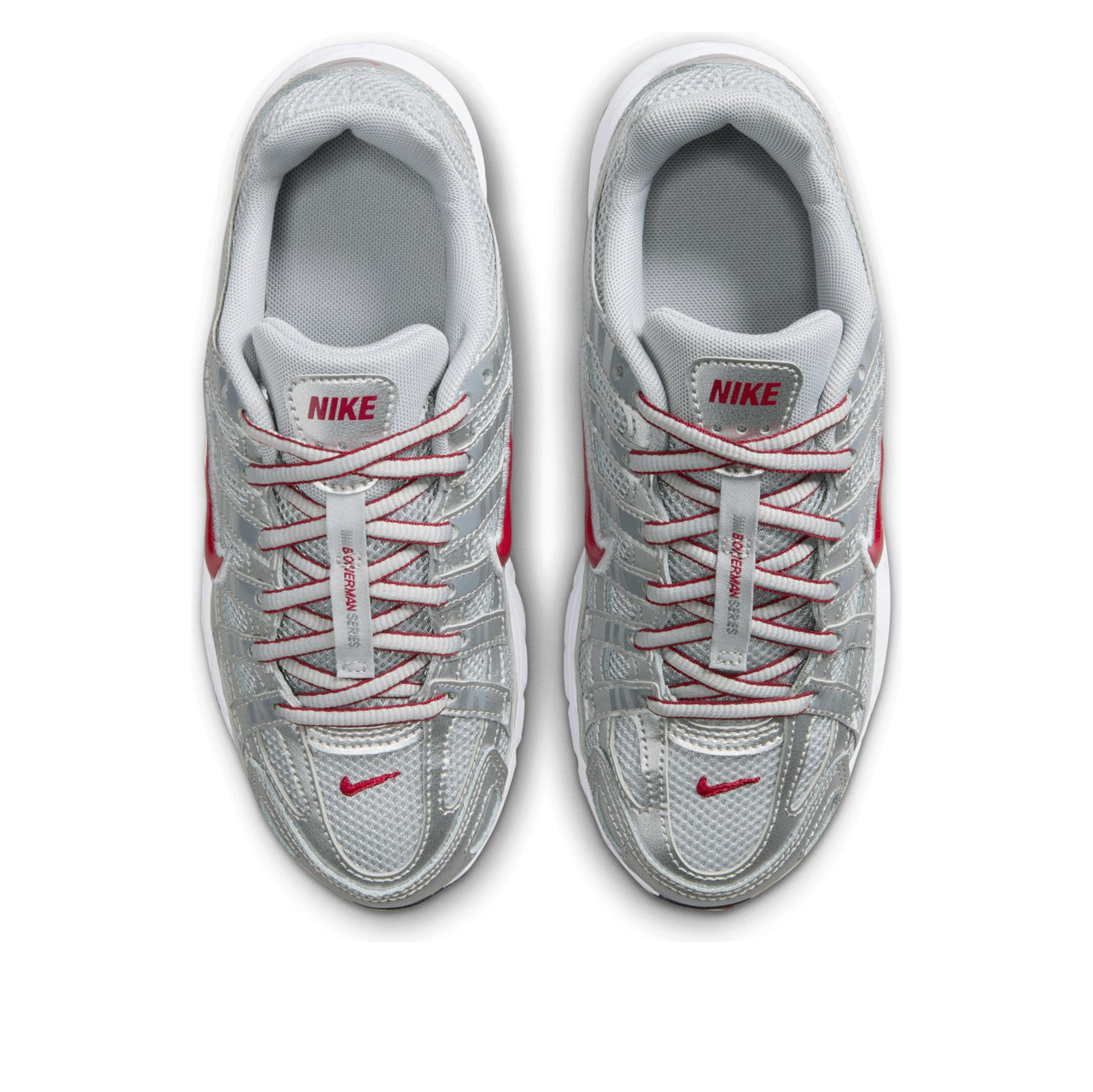 (GS) Nike P-6000 'Metalic Silver Cool Red' HV5064-002