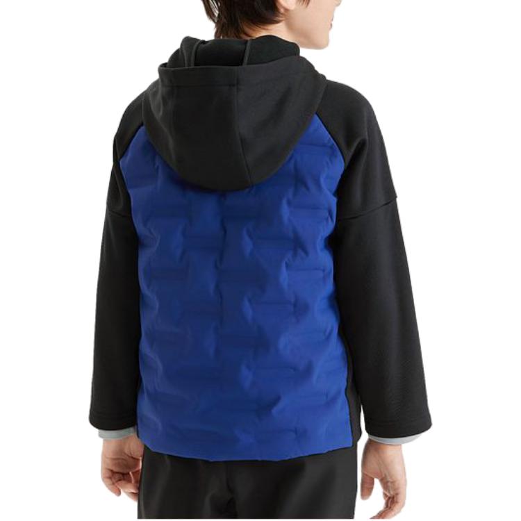 (GS) Skechers Casual Hooded Jacket 'Blue Black Purple' P422K024