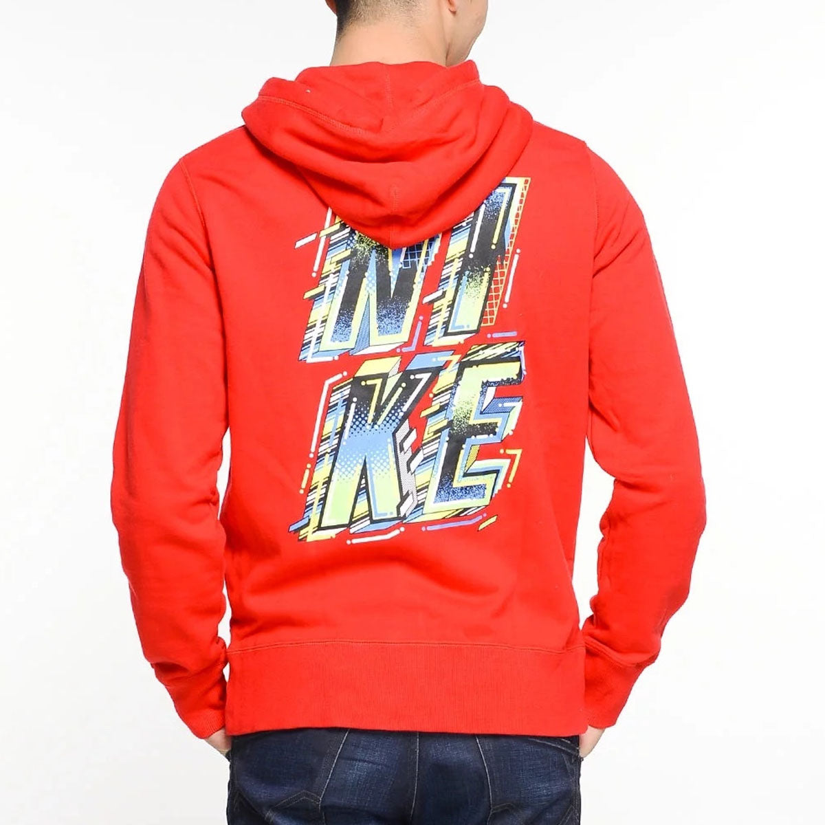 Nike Logo Full Zip Hoodie 'Red' 438740-611
