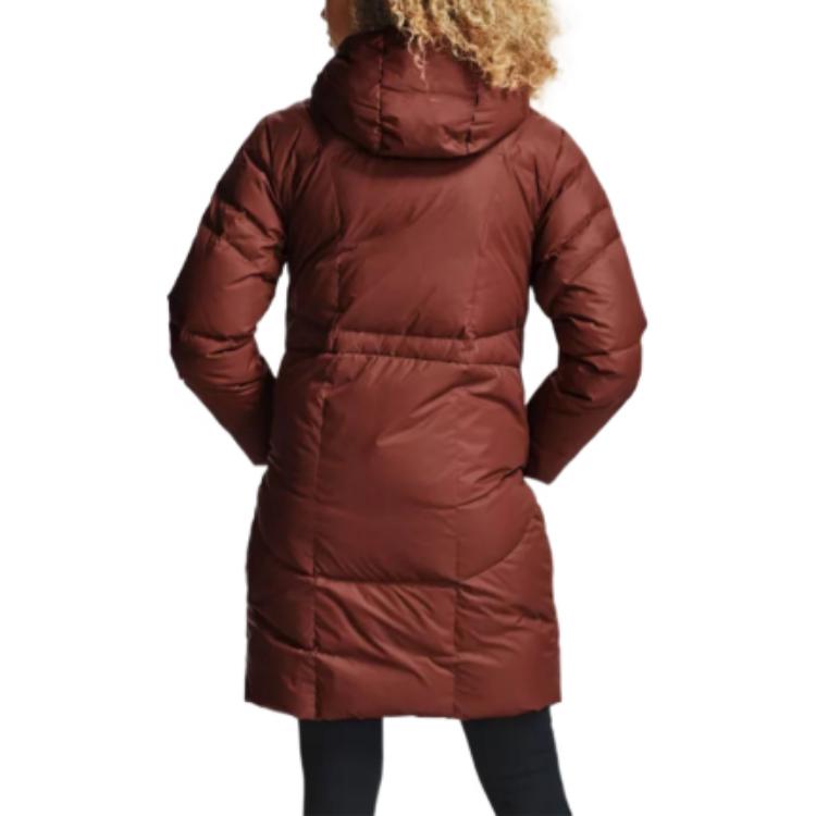 (WMNS) Under Armour Long Down Parka 'Copper' 1342791-688