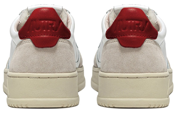 (WMNS) Autry Medalist Low 'White Red Suede' AULW-LS43