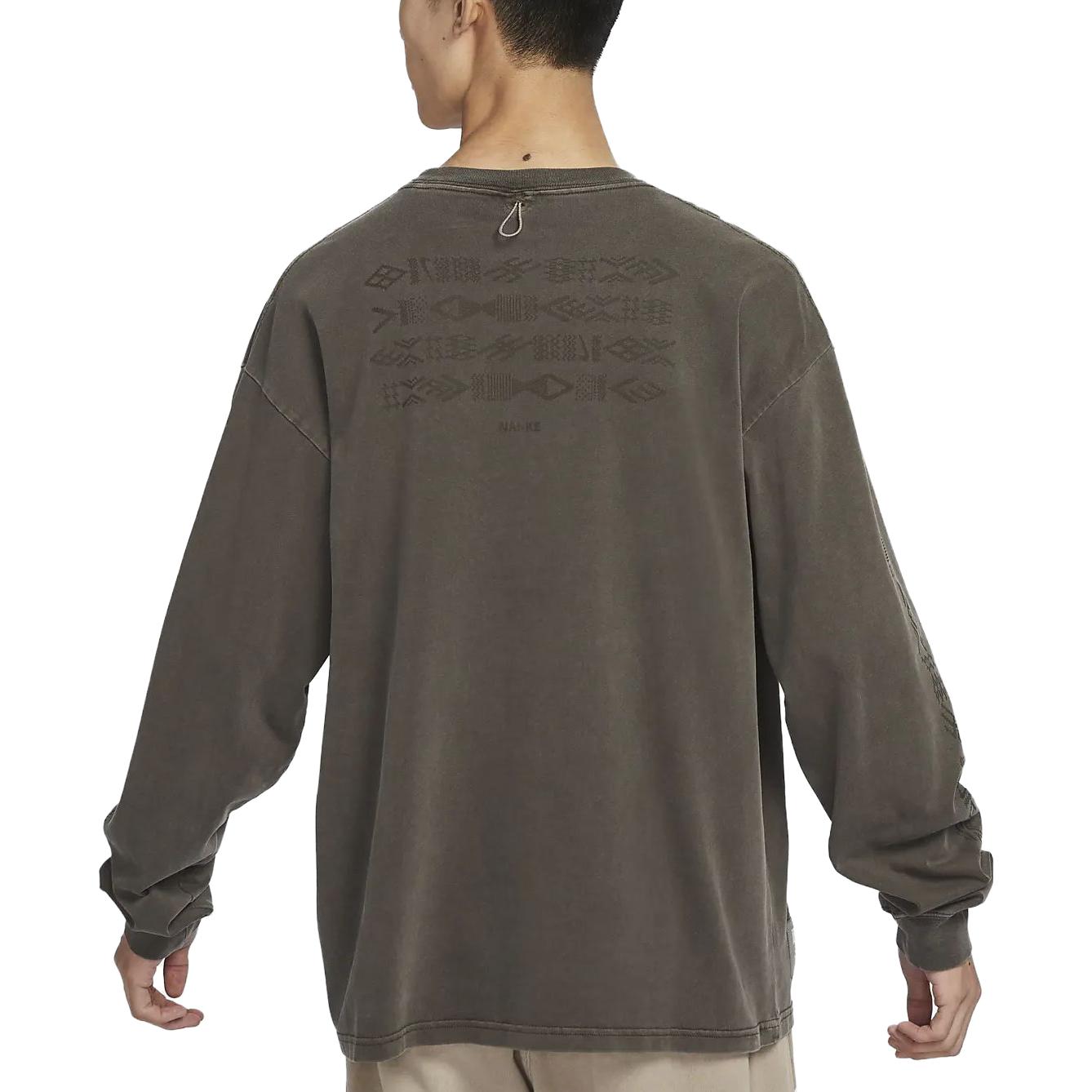 Nike Sportswear Long Sleeve T-Shirt 'Brown' DZ5220-213