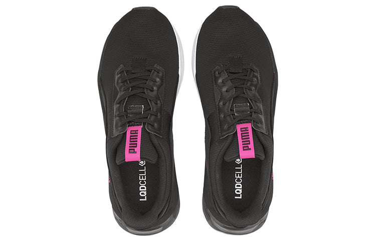 (WMNS) PUMA Lqdcell Shatter XT Geo Low Running Shoes Black/Pink 193684-01