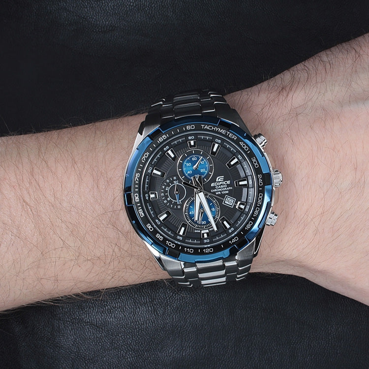 CASIO EDIFICESeries Men'ses Mens Silver Analog EF539D-2AV