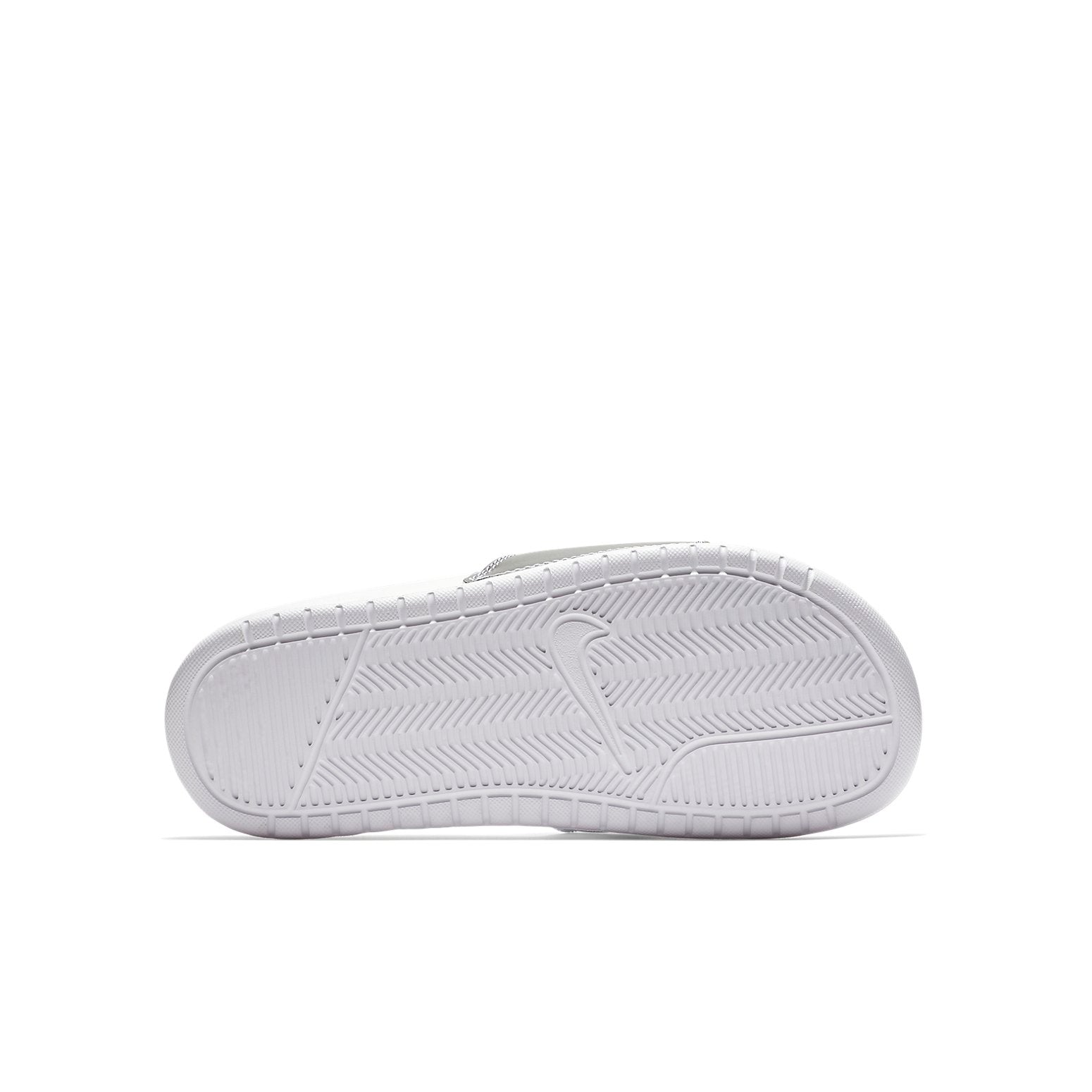 (WMNS) Nike Benassi Slide Just Do It Pack White (W) 'Black White' 343881-105