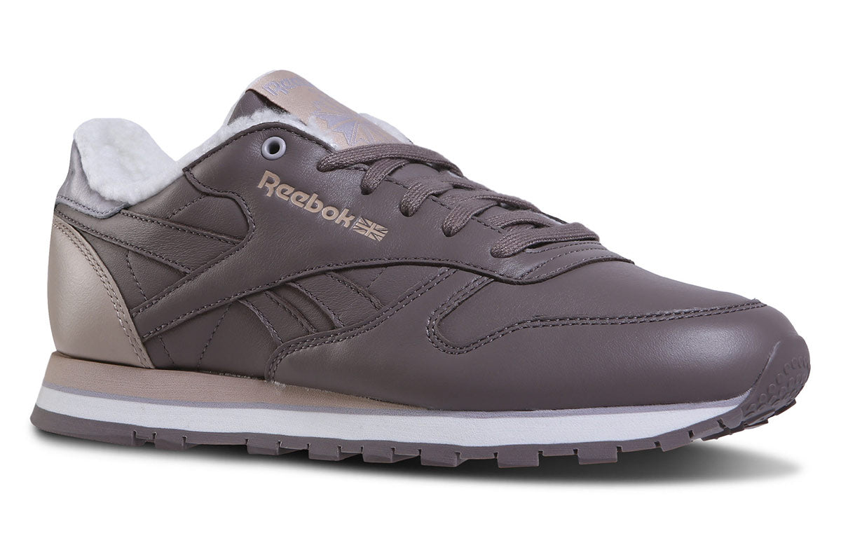 (WMNS) Reebok Classic Leather Running Shoes Purple DV5088