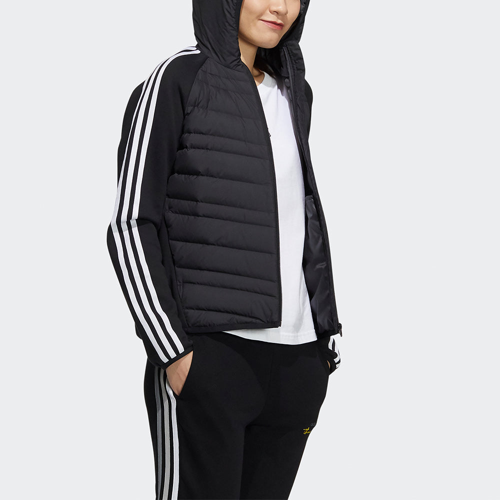 (WMNS) adidas Icon 3-Stripes DLY Down Jackets 'Black' H45296