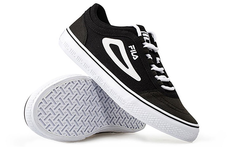 (WMNS) FILA FUSION Fila Classic Boarder 'Black And White' T12W034405FBK