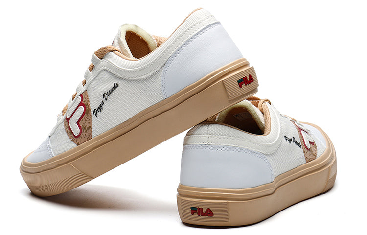(WMNS) Fila Fusion 'White Brown' T12W125109FSW