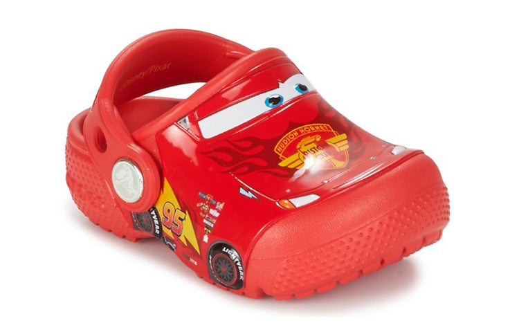 (GS) Crocs FunLab Cars Clogs 'Red Yellow' 204116-8C1