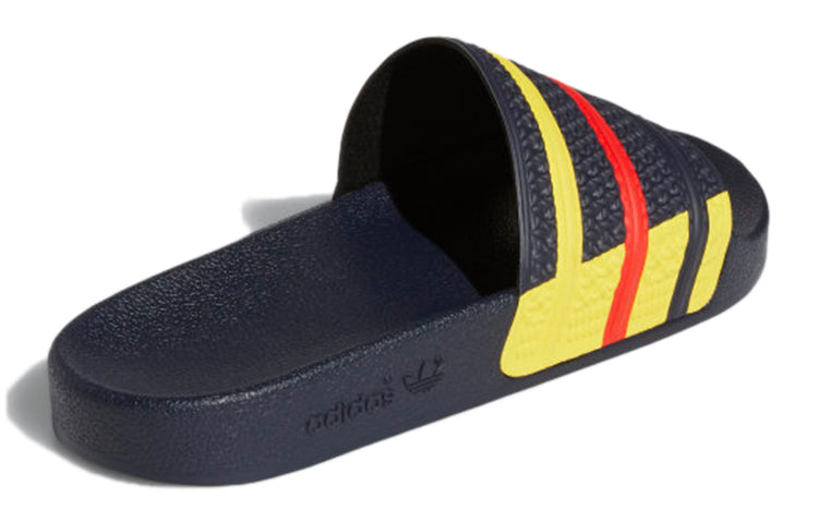 adidas Adilette Slide 'Legend Ink Red Yellow' H05238