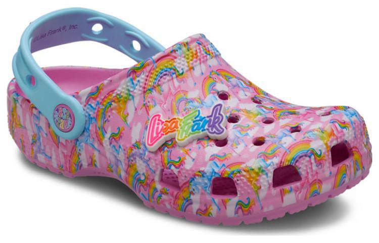 (GS) Crocs x Lisa Frank Classic Clogs 'Pink Blue' 208826