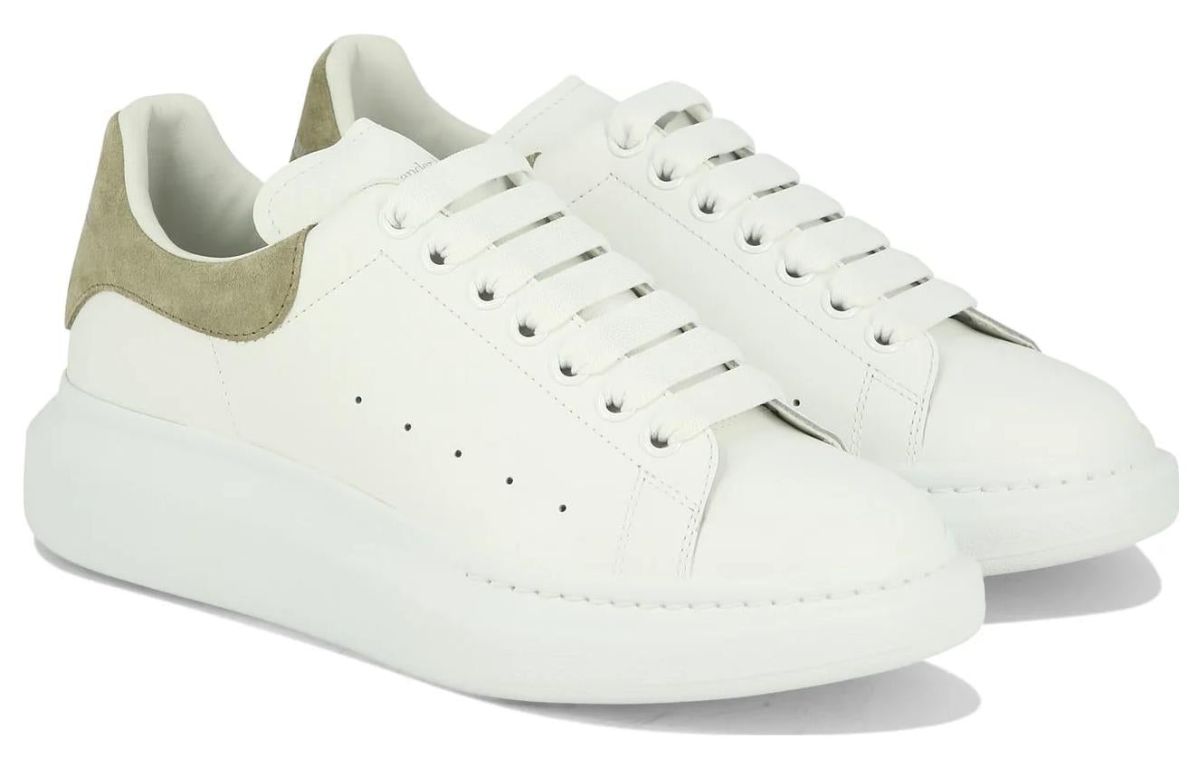 Alexander McQueen Larry Sneakers 'White Olive Green' 727388WIBN29026