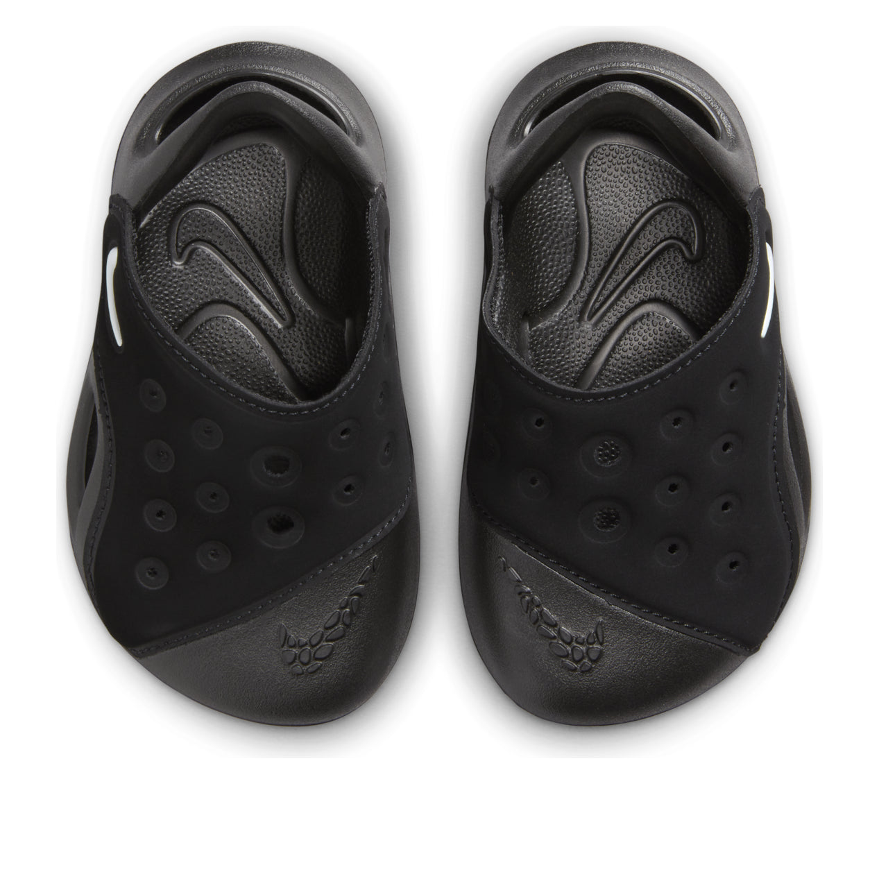 (TD) Nike Aqua Swoosh Sandals 'Black White' FN0875-002