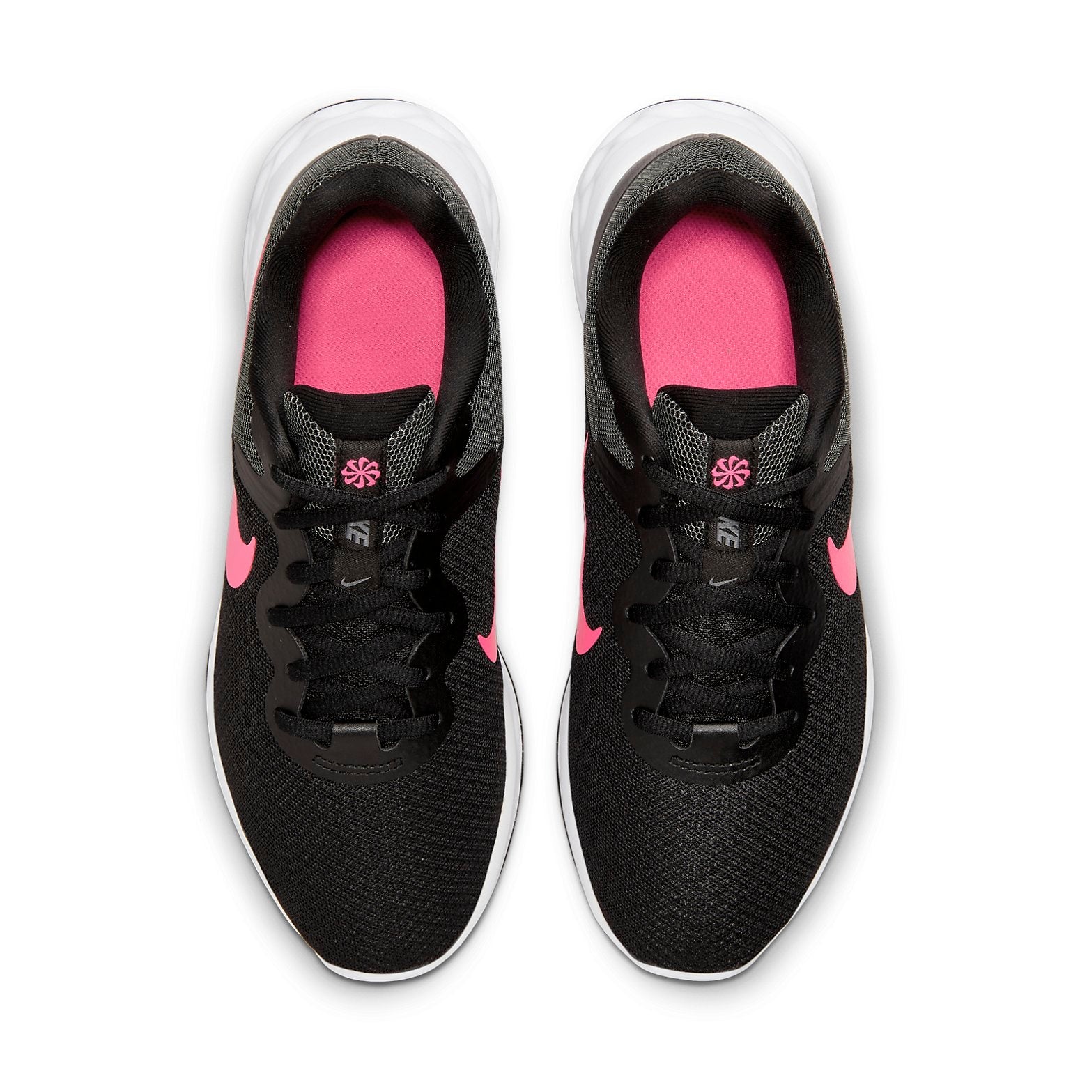 (WMNS) Nike Revolution 6 Next Nature Wide 'Black Hyper Pink' DC9001-002
