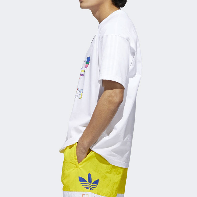 adidas originals Flag Lag Fill Tee Sports Short Sleeve White GD0953