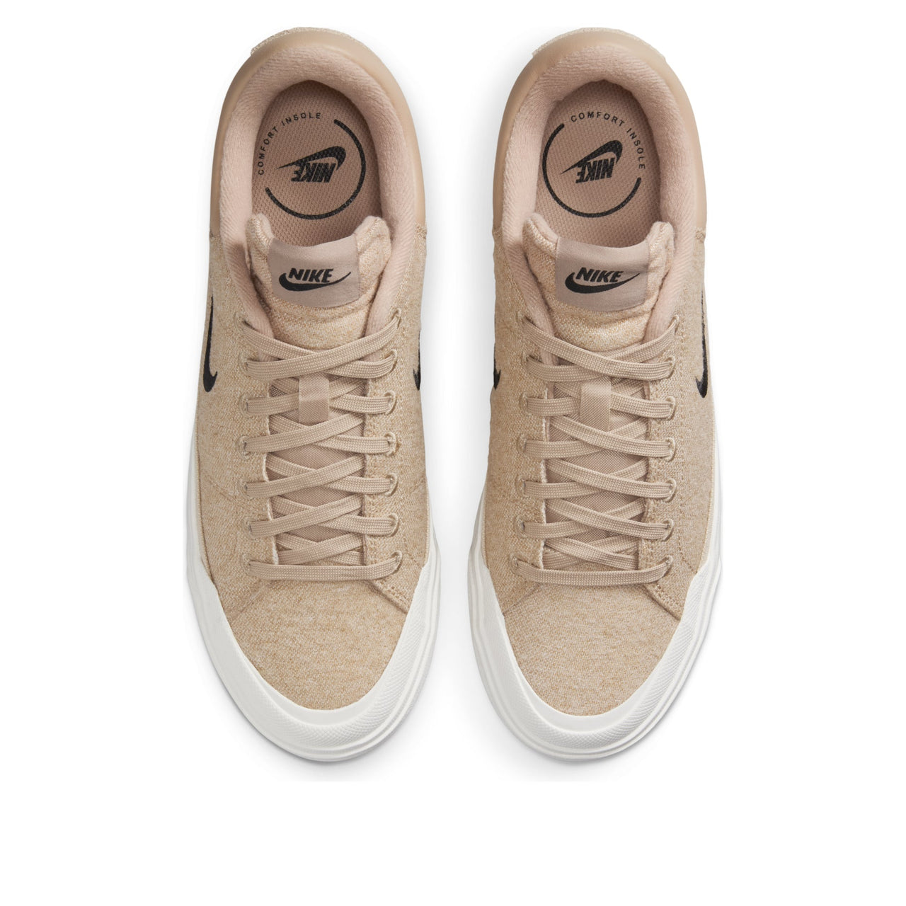 (WMNS) Nike Court Legacy Lift 'Hemp Sail Black' FZ2606-200