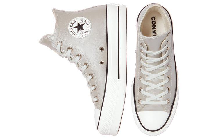 (WMNS) Converse Chuck Taylor All Star Metallic Classics Platform High 'Silver Egret' 569238C