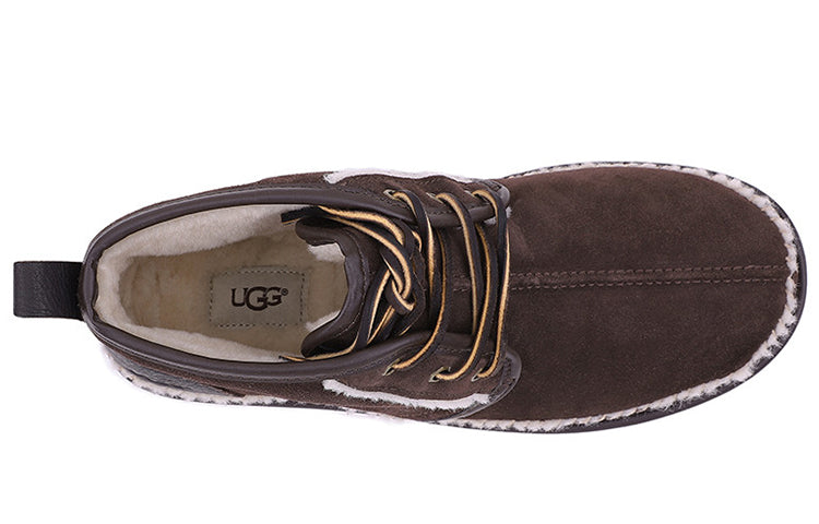 UGG Neumel Stitch Fleece Lined Snow Boots Coffee 1094398-STT