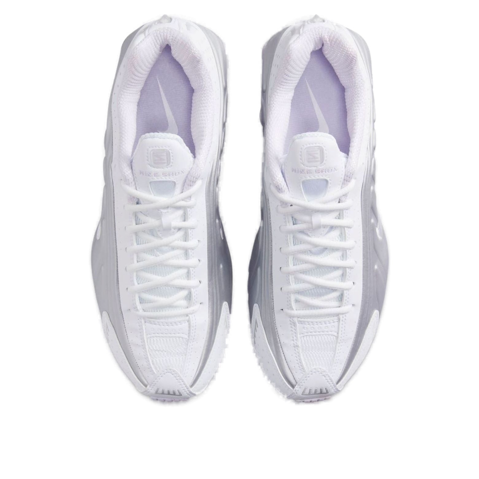 (WMNS) Nike Shox R4 'White Metallic Platinum' HF5076-100