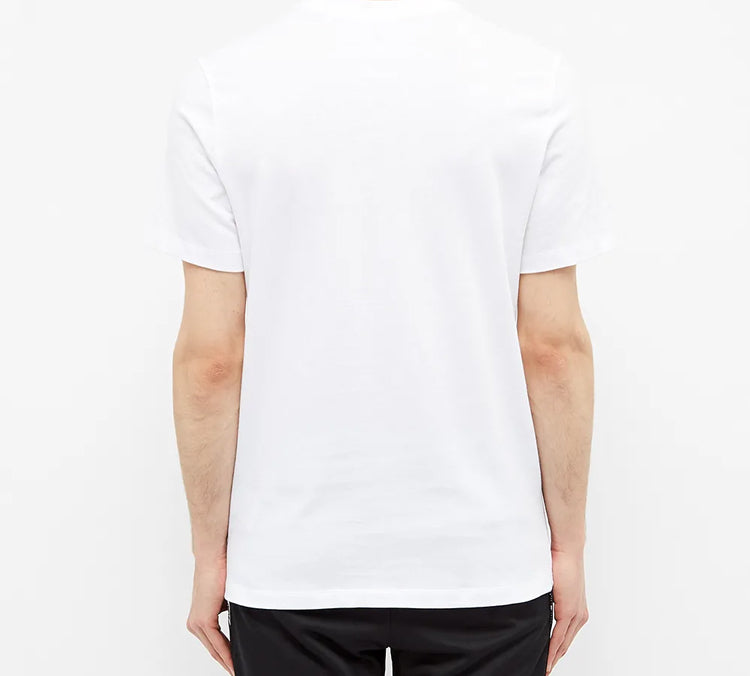 Men's Nike Swoosh Logo Pure Cotton Short Sleeve White T-Shirt AR4993-100