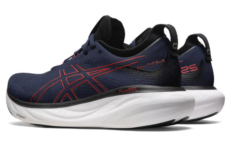 ASICS Gel-Nimbus 25 Wide 'Midnight Electric Red' 1011B625-401
