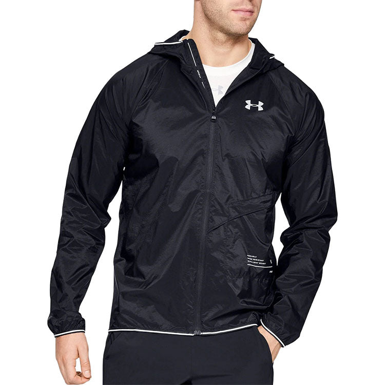 Under Armour Qualifier Storm Packable Jacket 'Black' 1326597-001