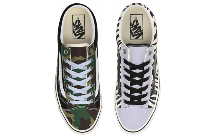 Vans Style 36 'Mismatch - Zebra Camo' VN0A3DZ3WS8