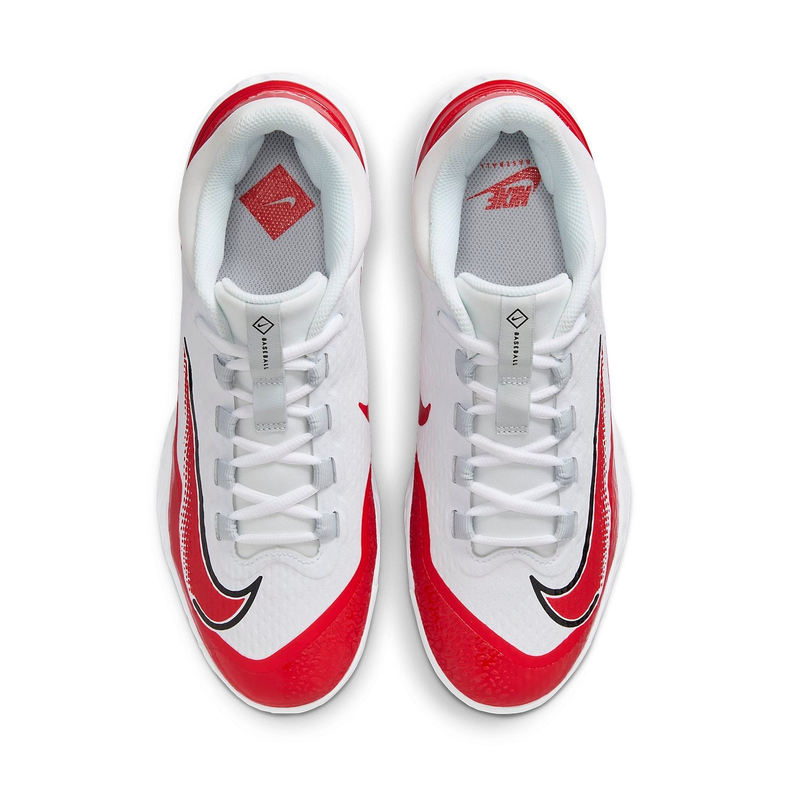 Nike Alpha Huarache Elite 4 Low 'White University Red' FD2745-105