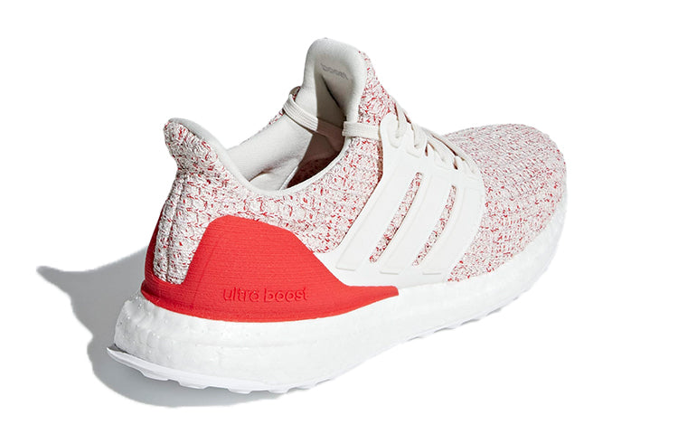 (GS) adidas UltraBoost 4.0 J 'Chalk White Active Red' F34034