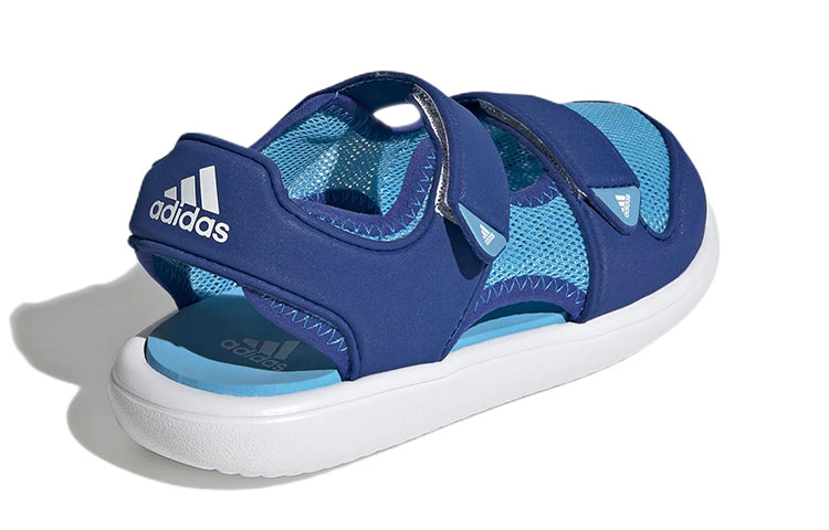 (PS) adidas Comfort Cozy Breathable Blue Sandals GZ1304