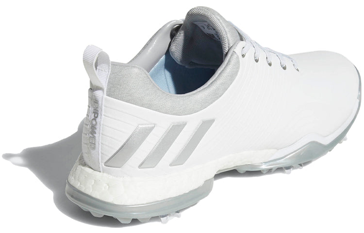 (WMNS) adidas Adipower 4orged Golf 'White Silver Metallic' DA9740