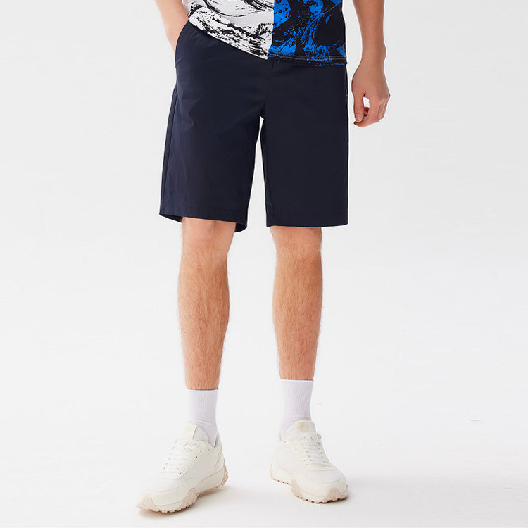 FILA Logo Pattern Casual Sports Shorts Navy Blue F11M122802F-NV