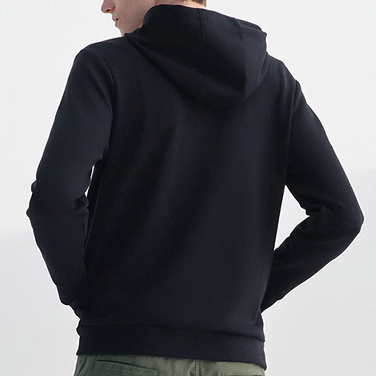 Men's FILA Sports Knit Hooded Black Jacket F11M018520F-BK