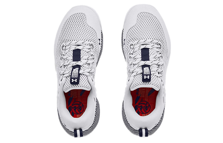 (WMNS) Under Armour HOVR Block City 'White Midnight Navy' 3023709-100