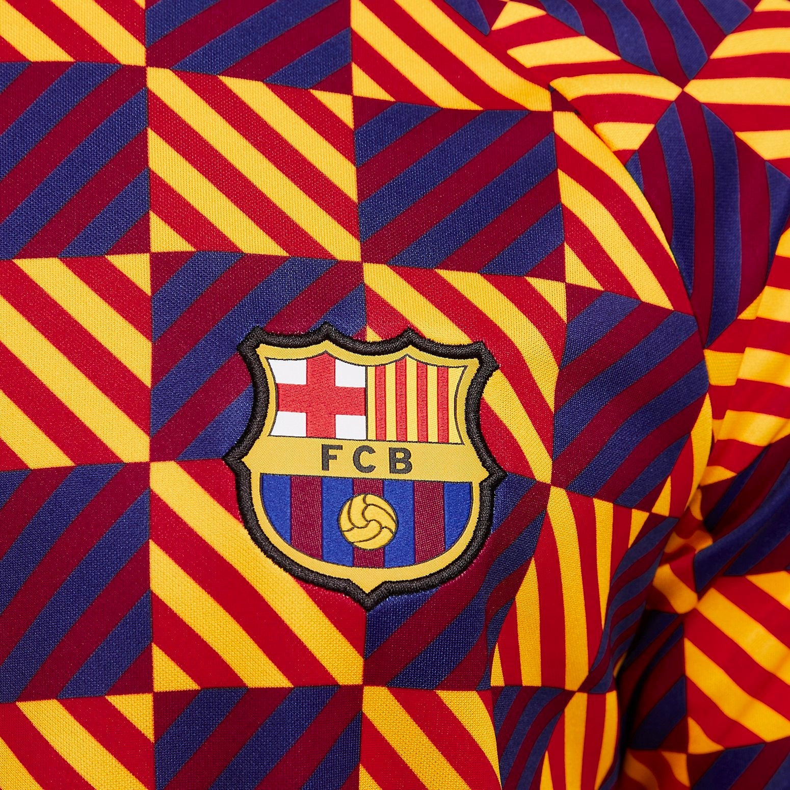 Nike Barcelona FC Pre Match Soccer Jersey 'Orange' DR4902-729