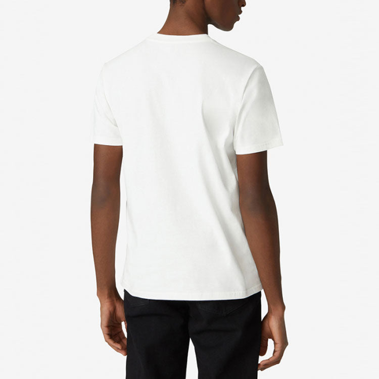 Men's KENZO SS21 Printing Round Neck Short Sleeve White FB55TS0204SF-01B