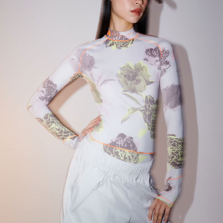 (WMNS) adidas By Stella Mccartney Cropped Long-Sleeve Top (Asia Szing) Asia Sizing 'White' IN3634