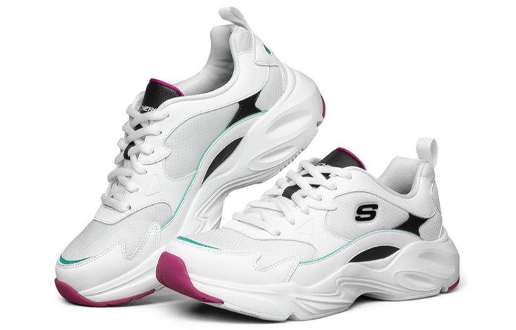 (WMNS) Skechers Stamina Airy White/Black 66666310-WBK