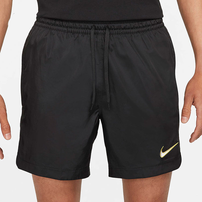 Men's Nike F.c. Soccer/Football Athleisure Casual Sports Lightweight Woven Shorts Black DA2187-010