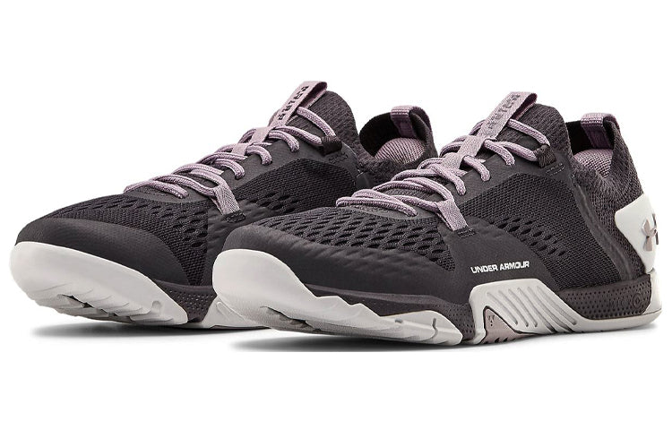 (WMNS) Under Armour Tribase Reign 2 'Black Purple' 3022614-502