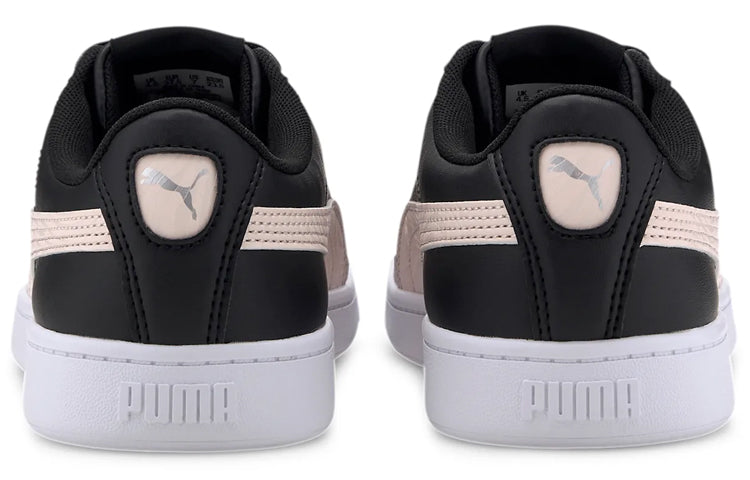 (WMNS) PUMA Vikky V2 Zebra Sneakers Black/Pink 371110-01