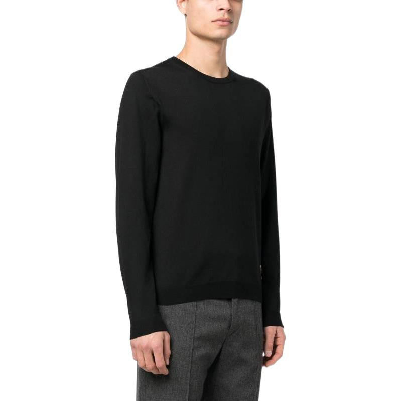 Gucci Wool Sweater With Horsebit Intarsia 'Black' 730974-XKCOR-1000