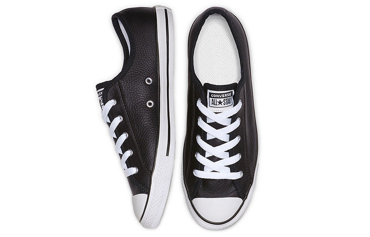 (WMNS) Converse Chuck Taylor All Star Dainty Low Shoes Black/White 564985C