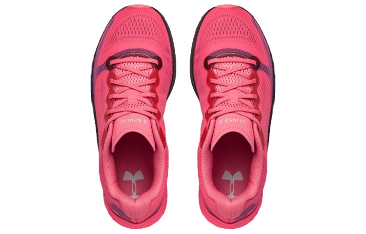 (WMNS) Under Armour Charged Pulse Sports Shoes Pink/Red 3023024-602