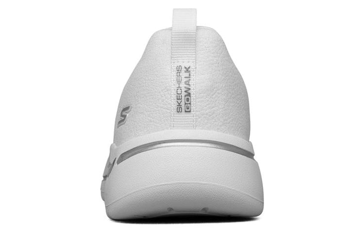 (WMNS) Skechers Go Walk Arch Fit Slip on 'White' 124411-WHT