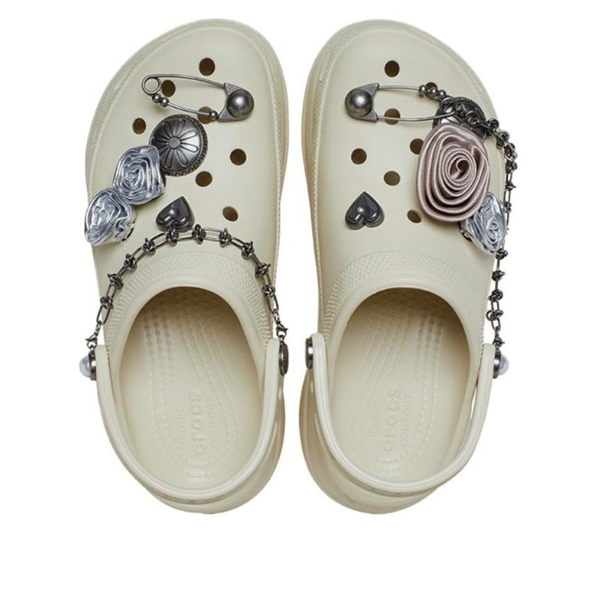 (WMNS) Crocs Bae Rebel Rose Clog 'Bone' 211532-2Y2