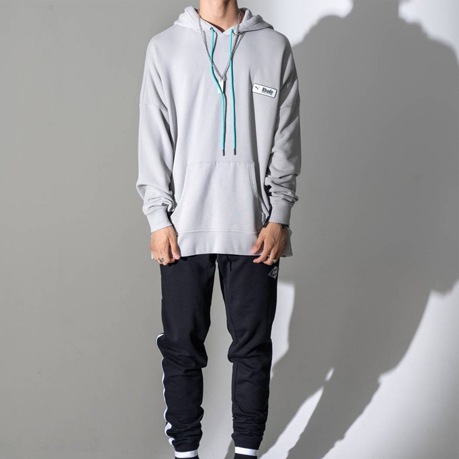 PUMA x RHUDE Series Knit Drawstring Gray 595346-09