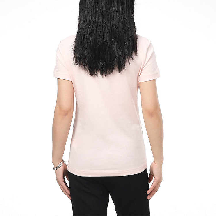 (WMNS) PUMA Creative Printing Sports Round Neck Short Sleeve Pink 531454-27